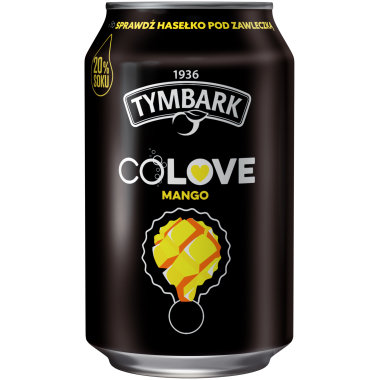 Tymbark COLOVE cola-mango 12szt / 330ml- Produkt niezgodny z rozporządzeniem