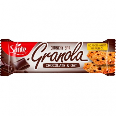 Crispy bar baton granola owsiany z czekoladą 40g / 24