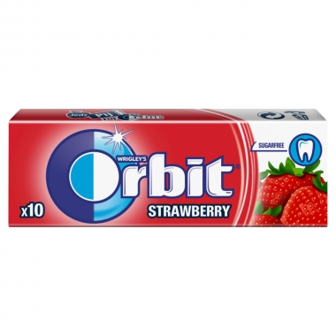 Gumy Orbit  - Strawberry - drażetki 30x10szt / 30