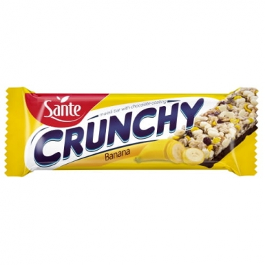 Baton Crunchy bananowy podlany czekoladą 40g / 25 - Produkt niezgodny