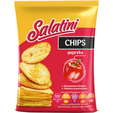 Salatini Chips papryka 25g /16