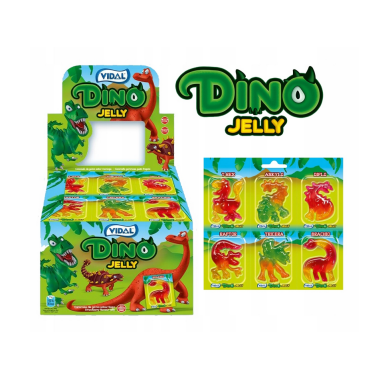 Vidal Dino Jelly - Żelki słodkie w kształcie dinozaurów / 66 - Produkt niezgodny
