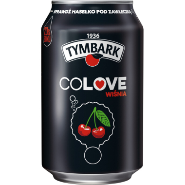 TYMBARK Colove  Cola- Wiśnia 0,33L /12- Produkt niezgodny