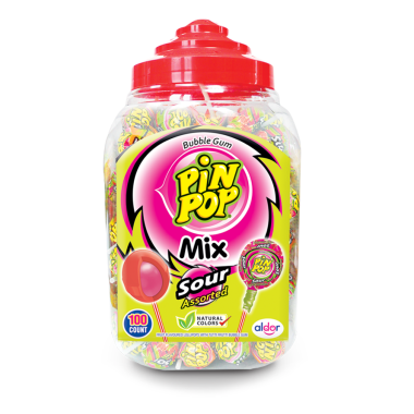 Lizak Aldor Pin Pop Sour 18g /100