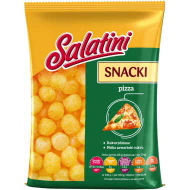 Salatini Snacki Pizza  25g / 16 - Produkt niezgodny z rozporządzeniem