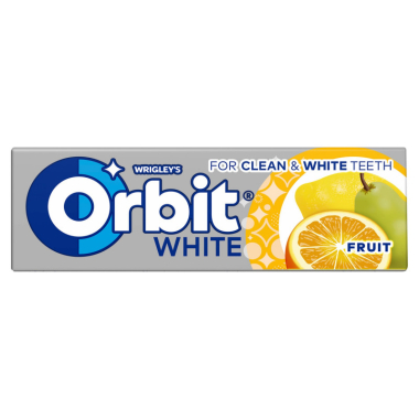 Gumy Orbit - WHITE  FRUIT - drażetki 30 x 10 szt / 30