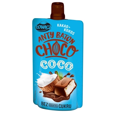 Łowicz - Antybaton Mus CHOCO COCO - kokosowo-czekoladowy + kakao 100g / 12
